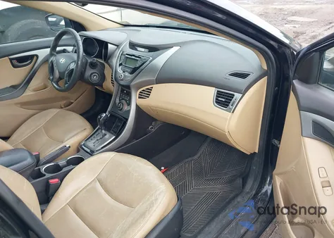 2013 Hyundai Elantra Limited from USA, damaged, VIN 5NPDH4AE1DH172526